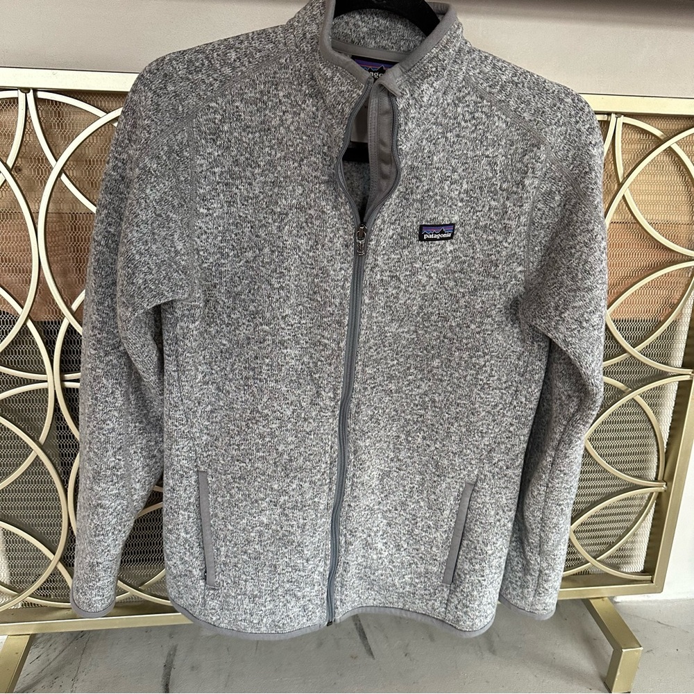 Patagonia Sport Jacket Better Sweater Gray Size M